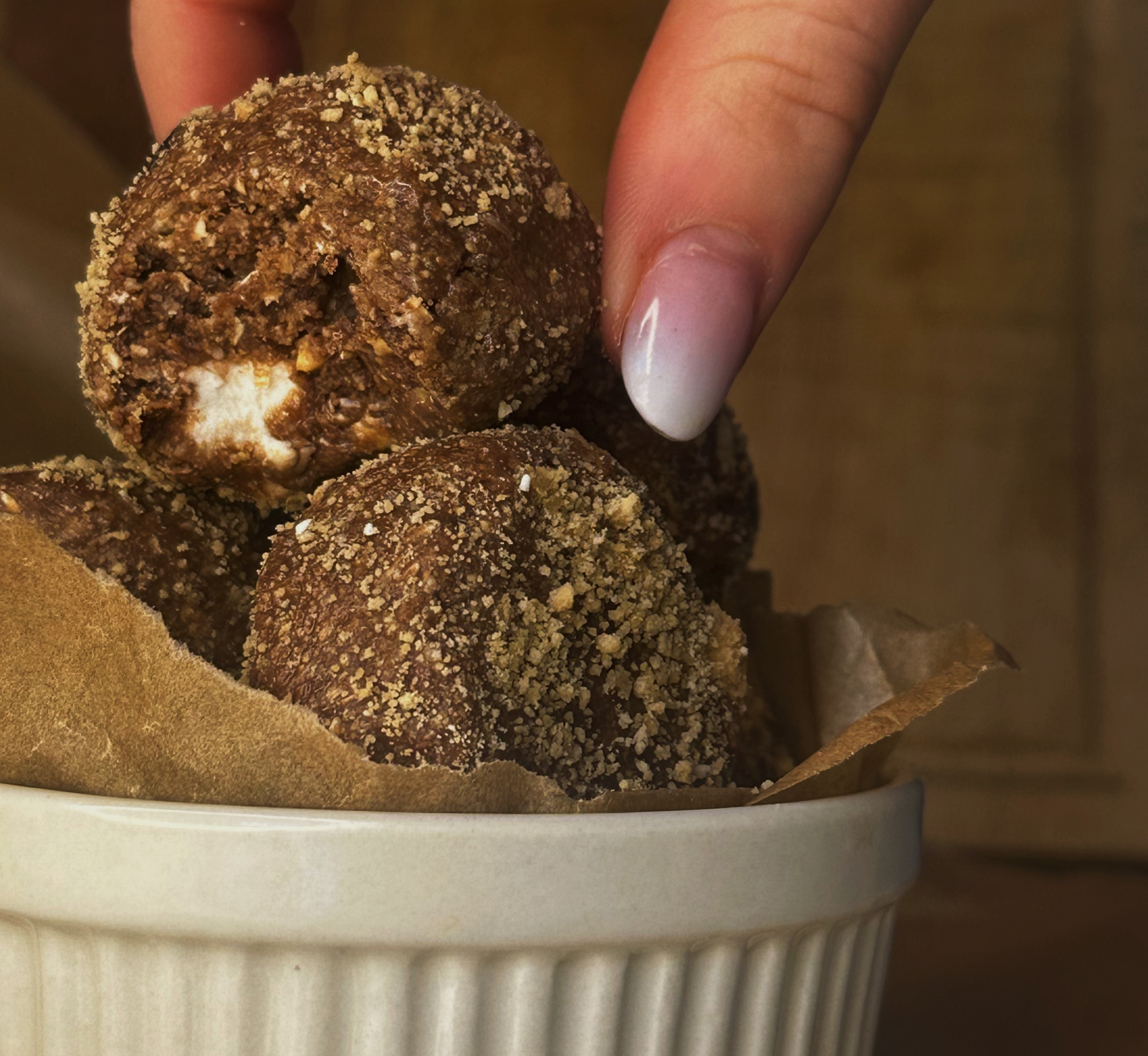 Bouchées protéinées façon S’mores