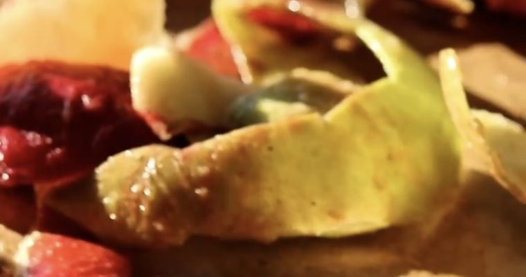 Chips de pelure de pomme