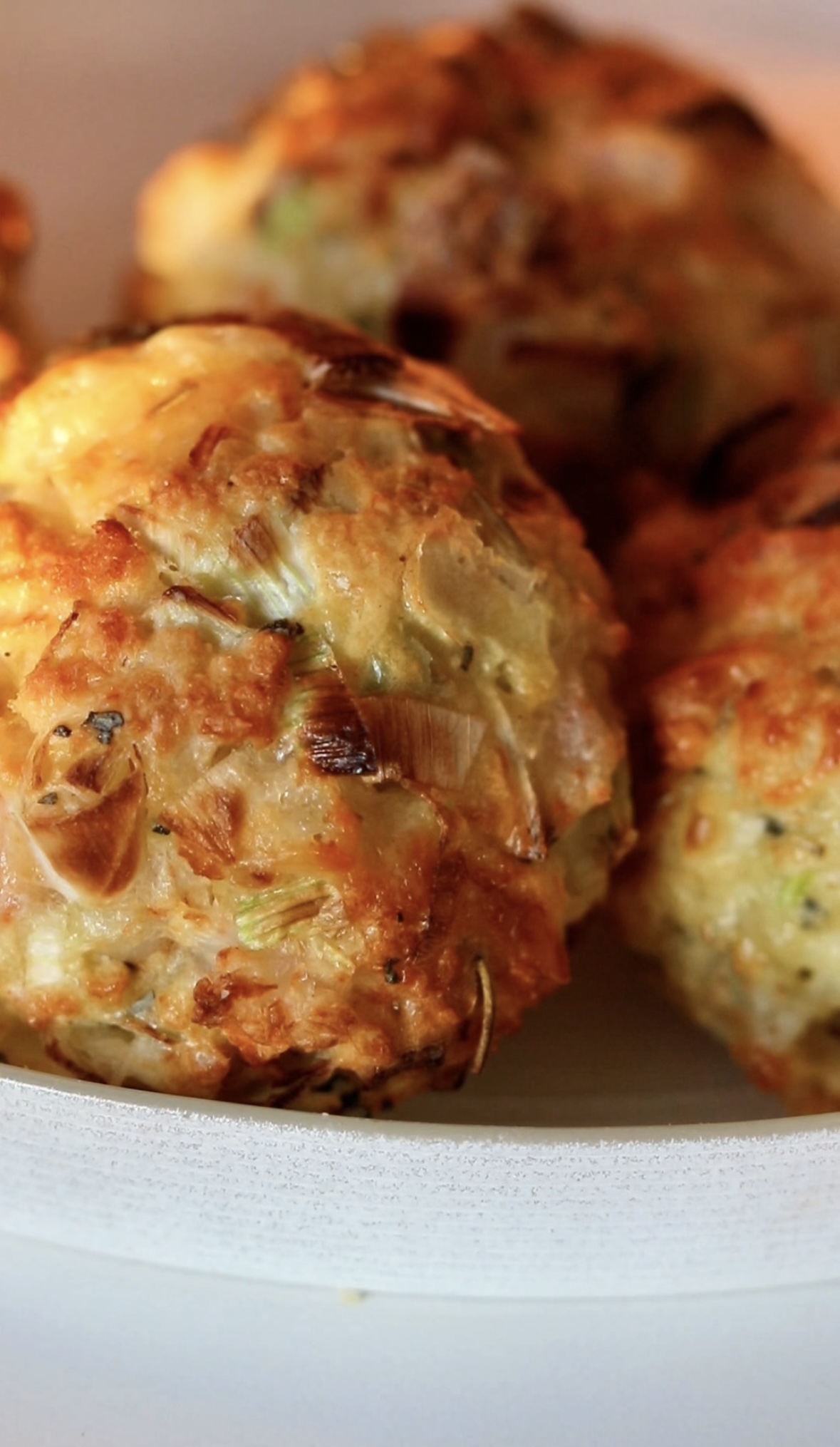 Bouchées de crevettes et poireaux à l’Air Fryer
